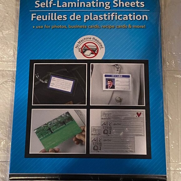 Jot Self Laminating Sheets 5 Pcs 1 Pack  No Machine Needed - Picture 2 of 8